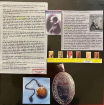 The Crisis magazine, Anna H. Jones' watch, locket and article